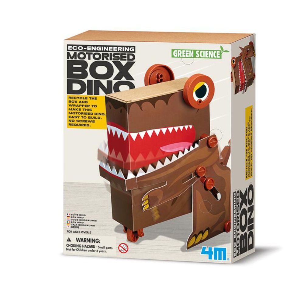 香港4M創意玩具 - 出動!變形盒子機械龍 Box Dino