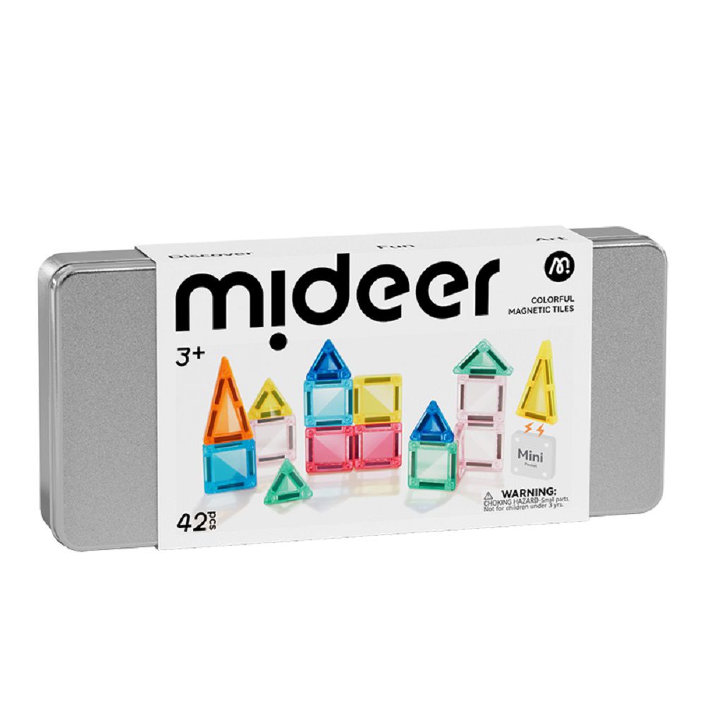 多彩透光磁力片-mini外出盒裝組(42pcs)