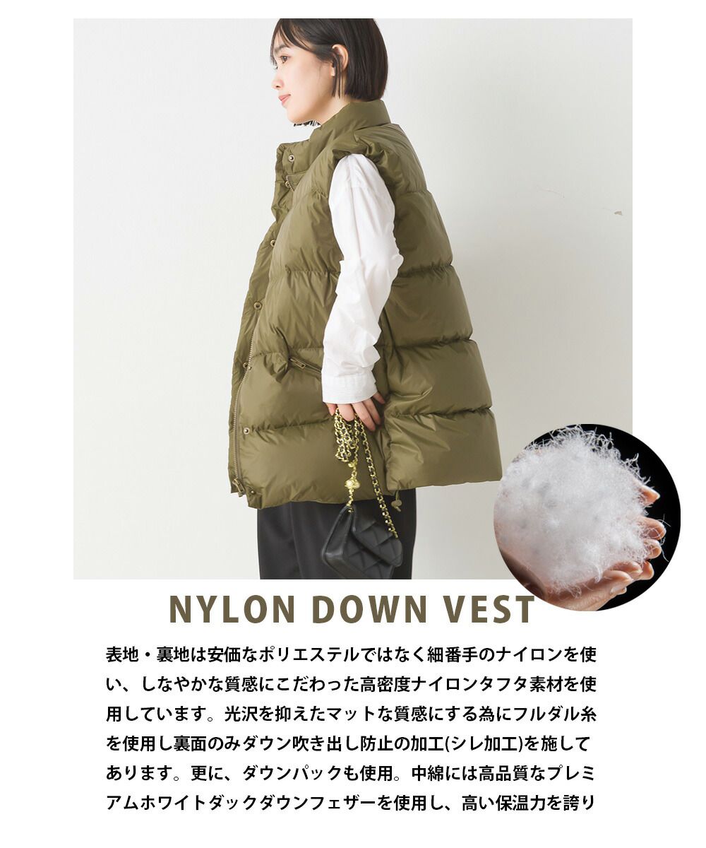 日本 OMNES - 90%羽絨輕量保暖背心-黑