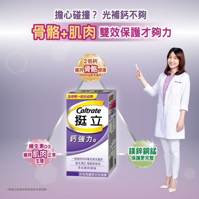 挺立 - 鈣強力錠禮盒-176錠