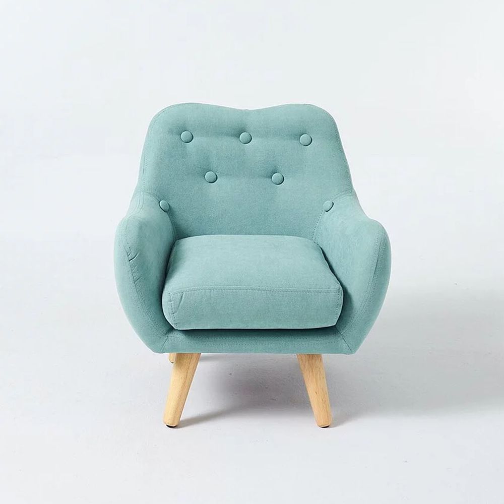 BunnyTickles - 兒童休閒單椅-一般沙發布-薄荷綠