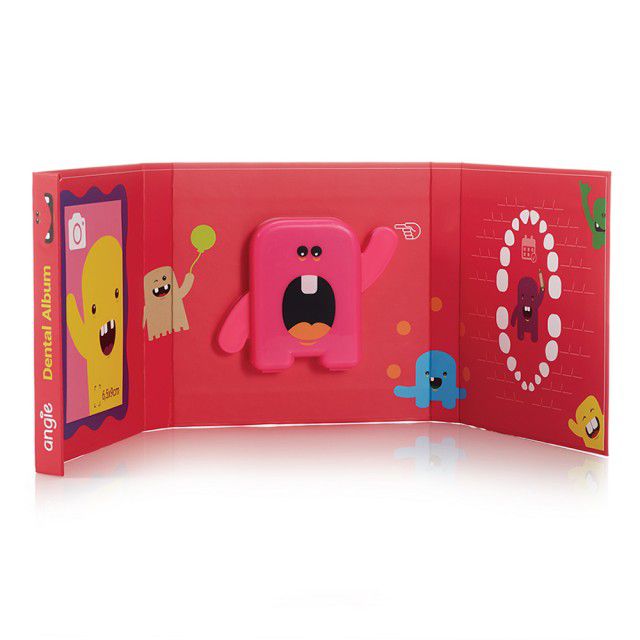 巴西 angie - 牙仙的魔法乳牙紀念小書(乳牙盒)-一本裝-櫻桃紅