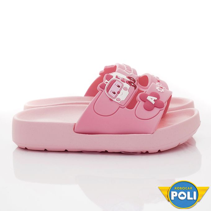 POLI輕量拖鞋(袋裝)POKS34013粉(中小童)-涼拖鞋-粉