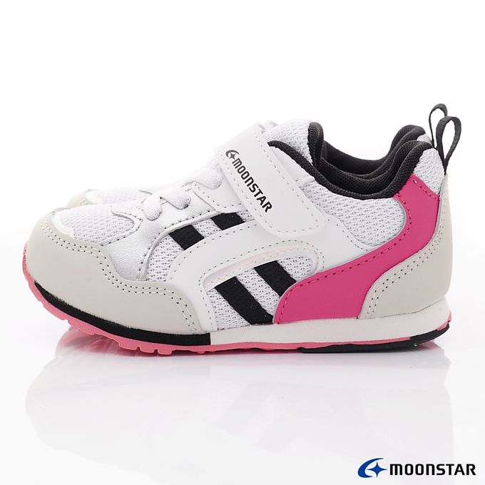 Moonstar日本月星 - 運動鞋系列童鞋-MSCNC2956黑粉(中童段)-機能運動鞋-黑粉