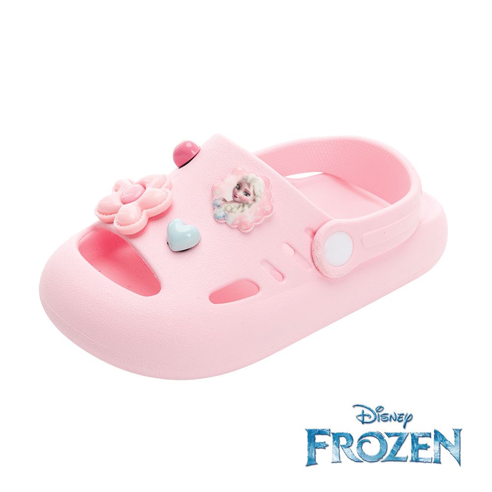 Disney 迪士尼 - 冰雪奇緣 童鞋 護趾涼鞋 FOKT41583-輕量防水-粉紅-(中大童段)