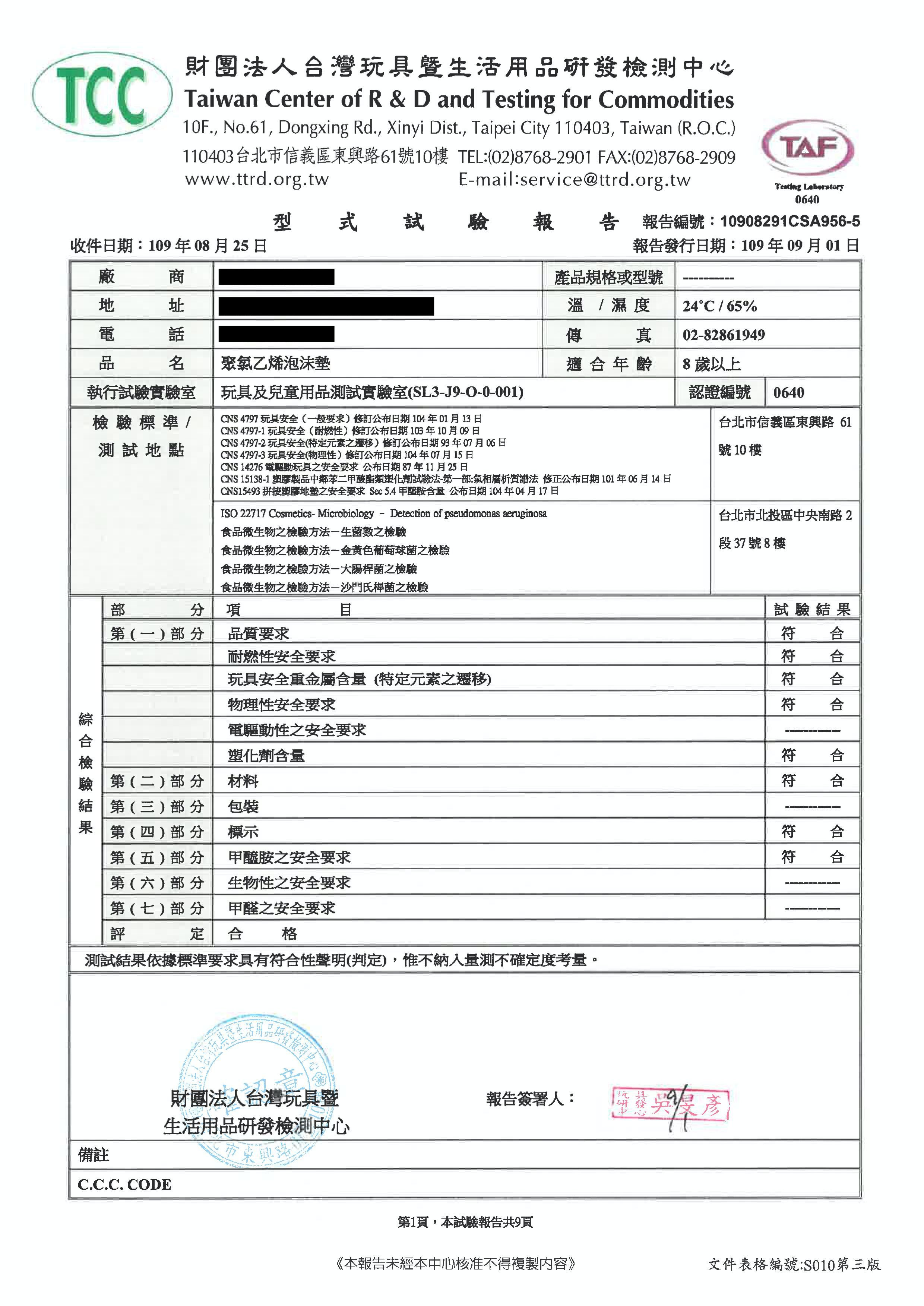Global mat - 國民地墊-動物森林 (厚度2cm)-(雙面花色，共一片地墊)
