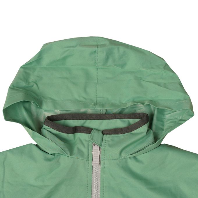 akachan honpo - 防潑水夾克-內裡刷毛-綠色