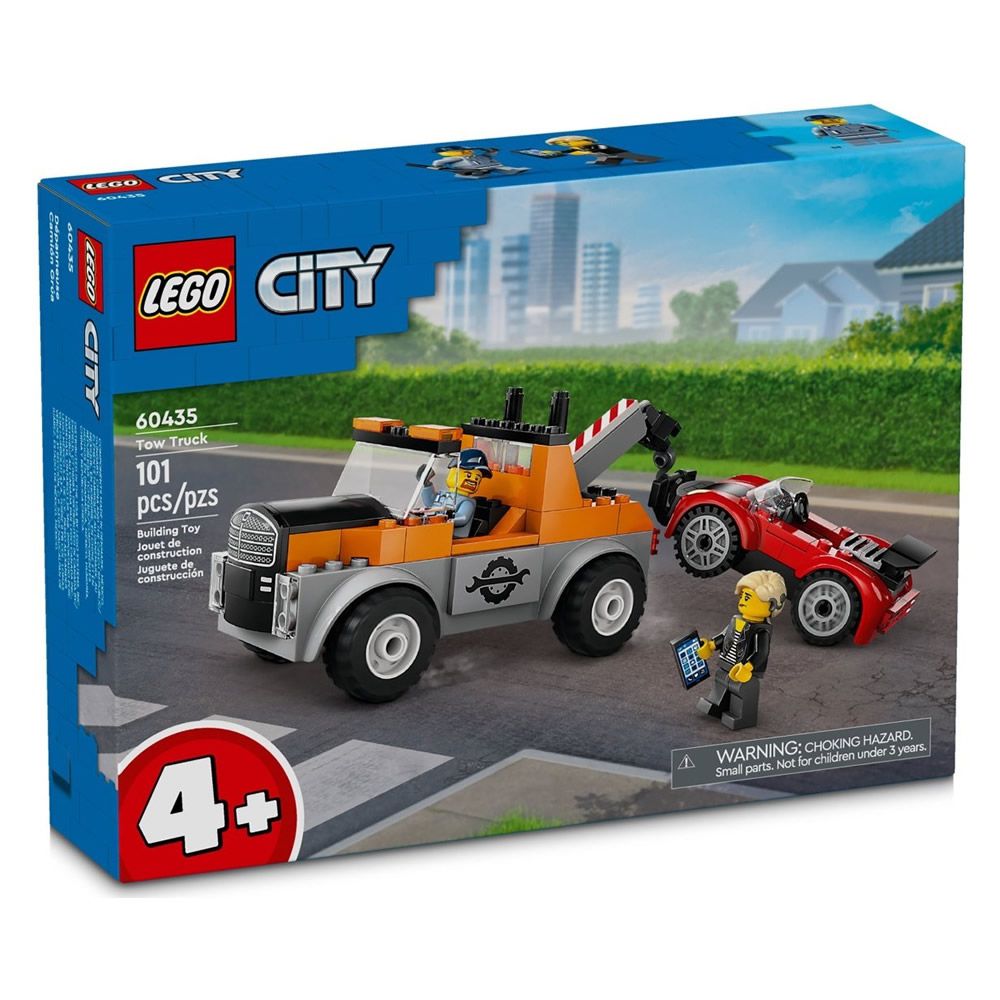 LEGO樂高 LT60435 City 城市系列2024 - Tow Truck and Sports Car Repa