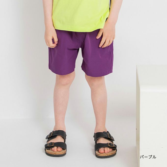 日本 BRANSHES - 水陸兩穿 輕便彈力休閒短褲-紫
