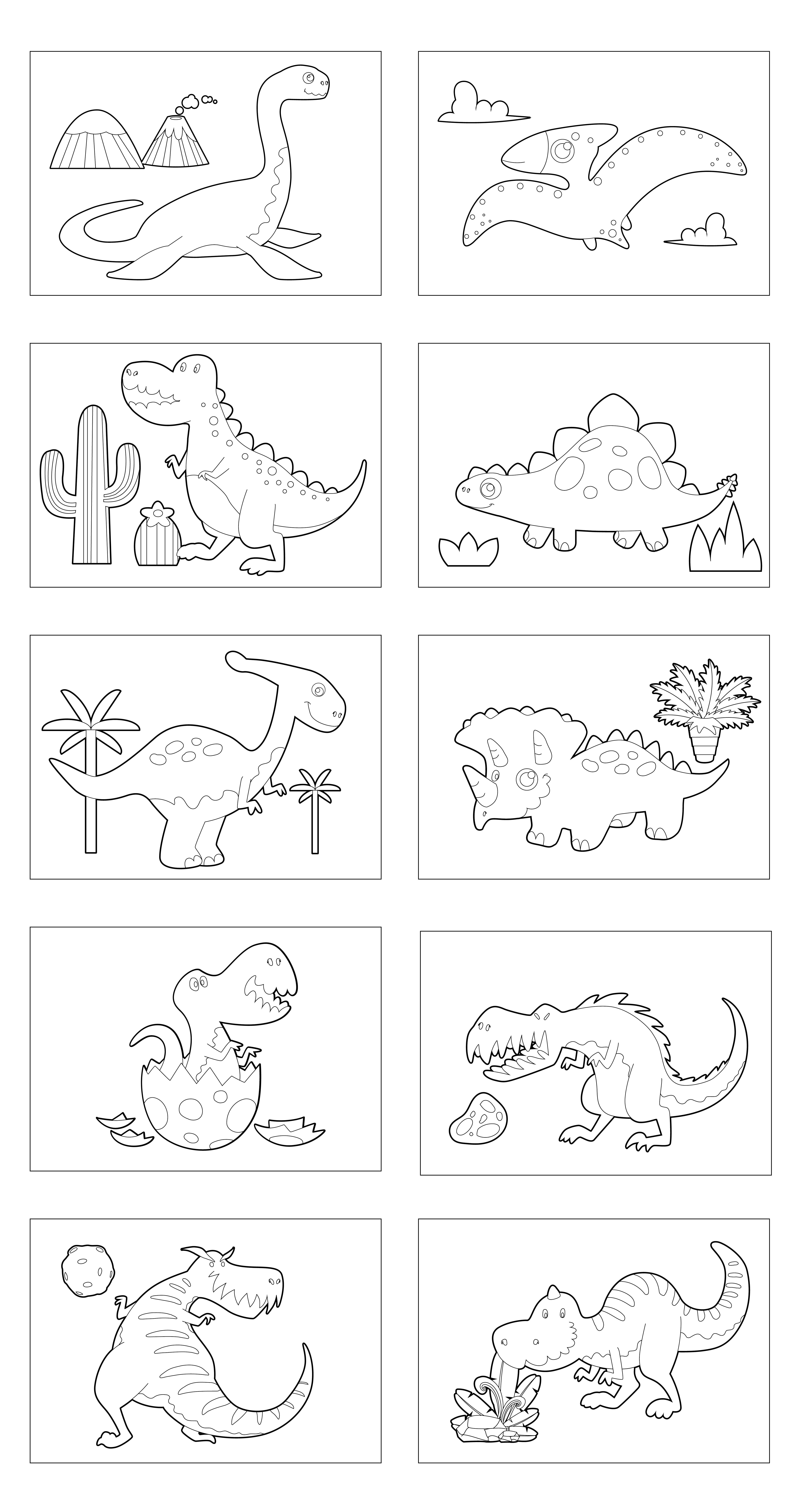 樂彩森林 - DIY恐龍彩繪組-霸王龍(內附恐龍模型與10張恐龍畫紙) (22x6x18)