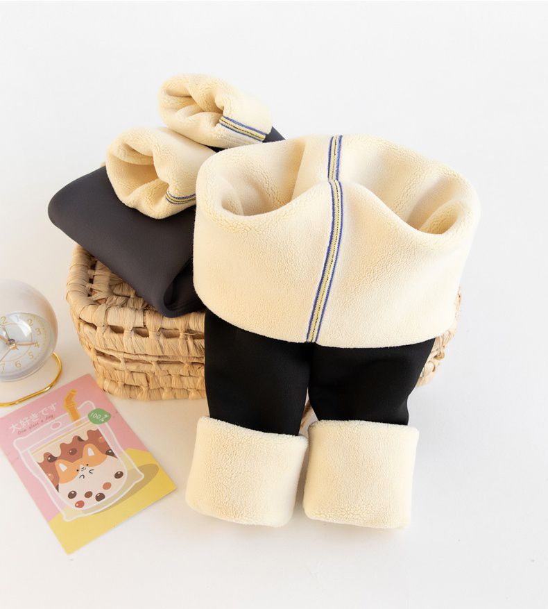 FANMOU - 加絨加厚暖暖內搭褲-Fnmao-灰色