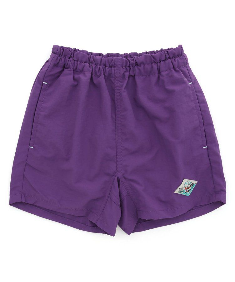 日本 BREEZE - 水陸二用百搭logo裝飾短褲-寶石綠