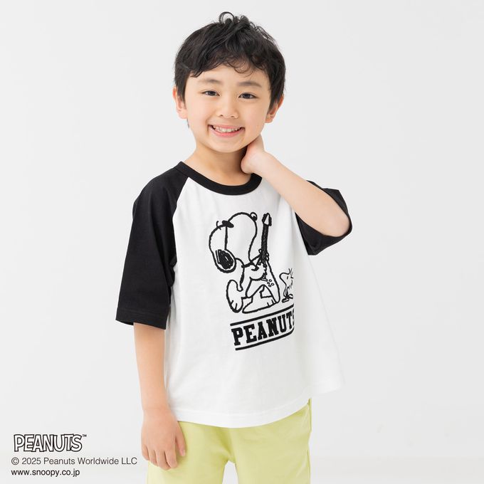 日本 Chil2 - SNOOPY限定短袖上衣-一起衝浪-白