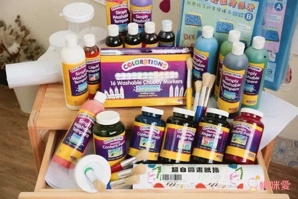 ★美國兒童顏料第一品牌Colorations★易洗式小童顏料