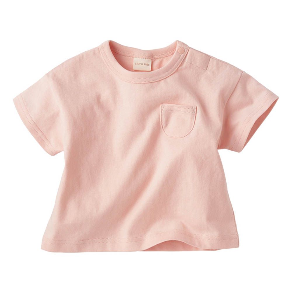 短袖經典T恤-天竺材質-粉紅色
