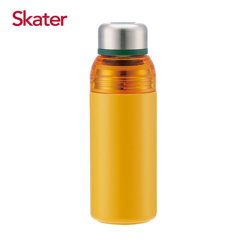 日本 SKATER - 雙開口不鏽鋼真空瓶(400ml)-南瓜