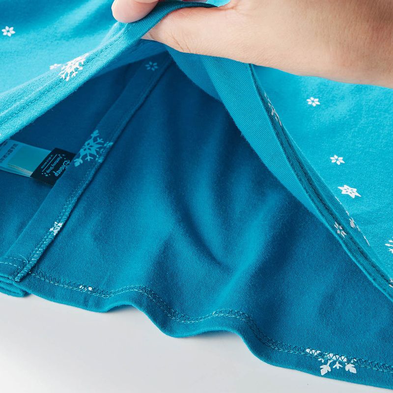 日本千趣會 - 公主圍裙式洋裝-卡通人物小美人魚-薄荷x粉紫