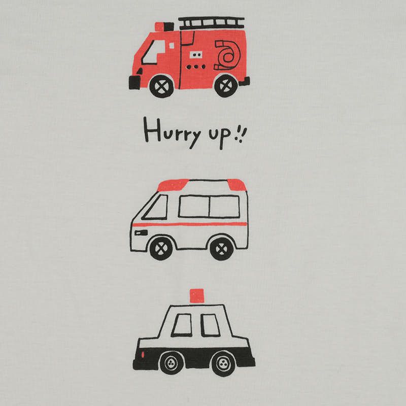 akachan honpo - 男短袖+長袖家居服-黃色