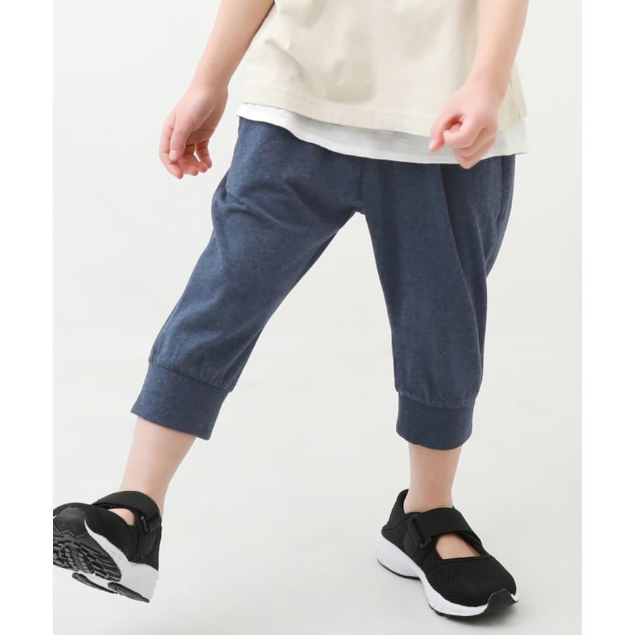 日本 devirock - 百搭舒適下擺束口七分褲-灰綠