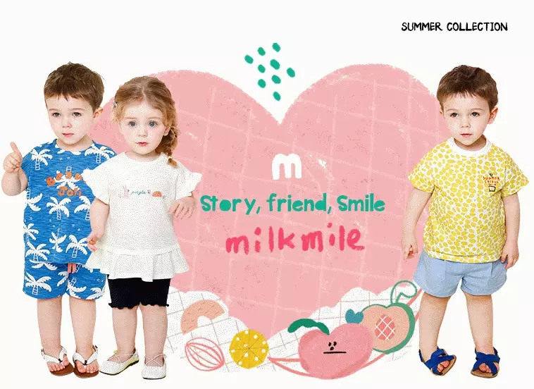 韓國 milk mile - 衝浪大叔套裝