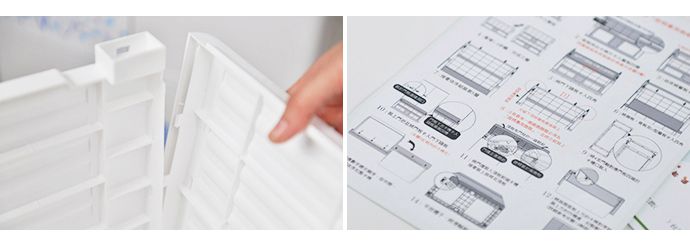 家窩 - 悠雅五層高腳抽屜收納櫃-DIY-混色款