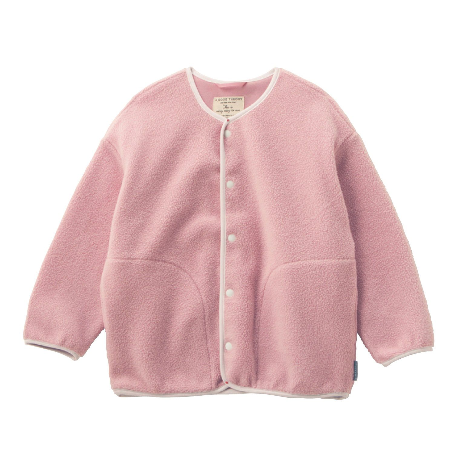 日本千趣會 - 內裡純棉泰迪熊外套-蜜桃粉