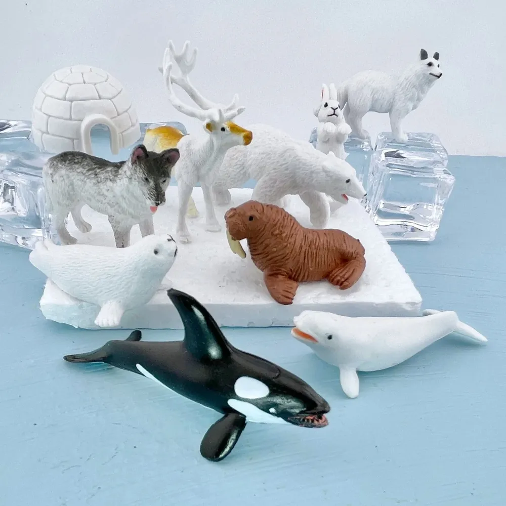 [Safari] 681604 北極生態迷你模型筒