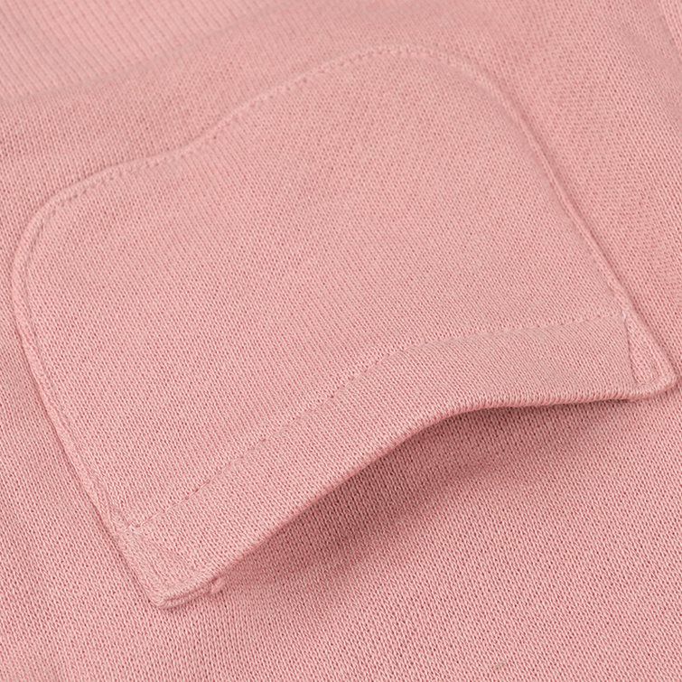 akachan honpo - 連帽外套-毛圈內裡-粉紅色