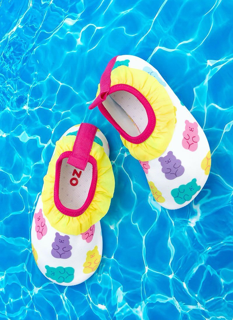 韓國 OZKIZ - 輕量/防滑兒童沙灘鞋/戲水鞋-熊熊軟糖