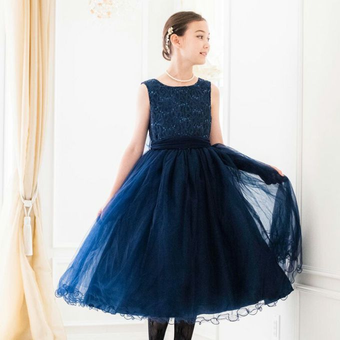 日本 Catherine Cottage - 夢幻層次蝴蝶結洋裝/小禮服-嬰兒粉