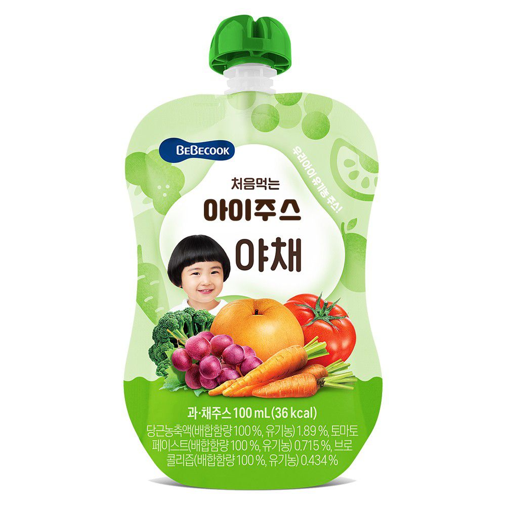 BEBECOOK 寶膳 - 嬰幼兒綜合蔬果汁(9M以上)-效期到2022/9/5