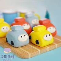 美姬饅頭 - 小汽車鮮乳造型饅頭-35g/顆 (6入)