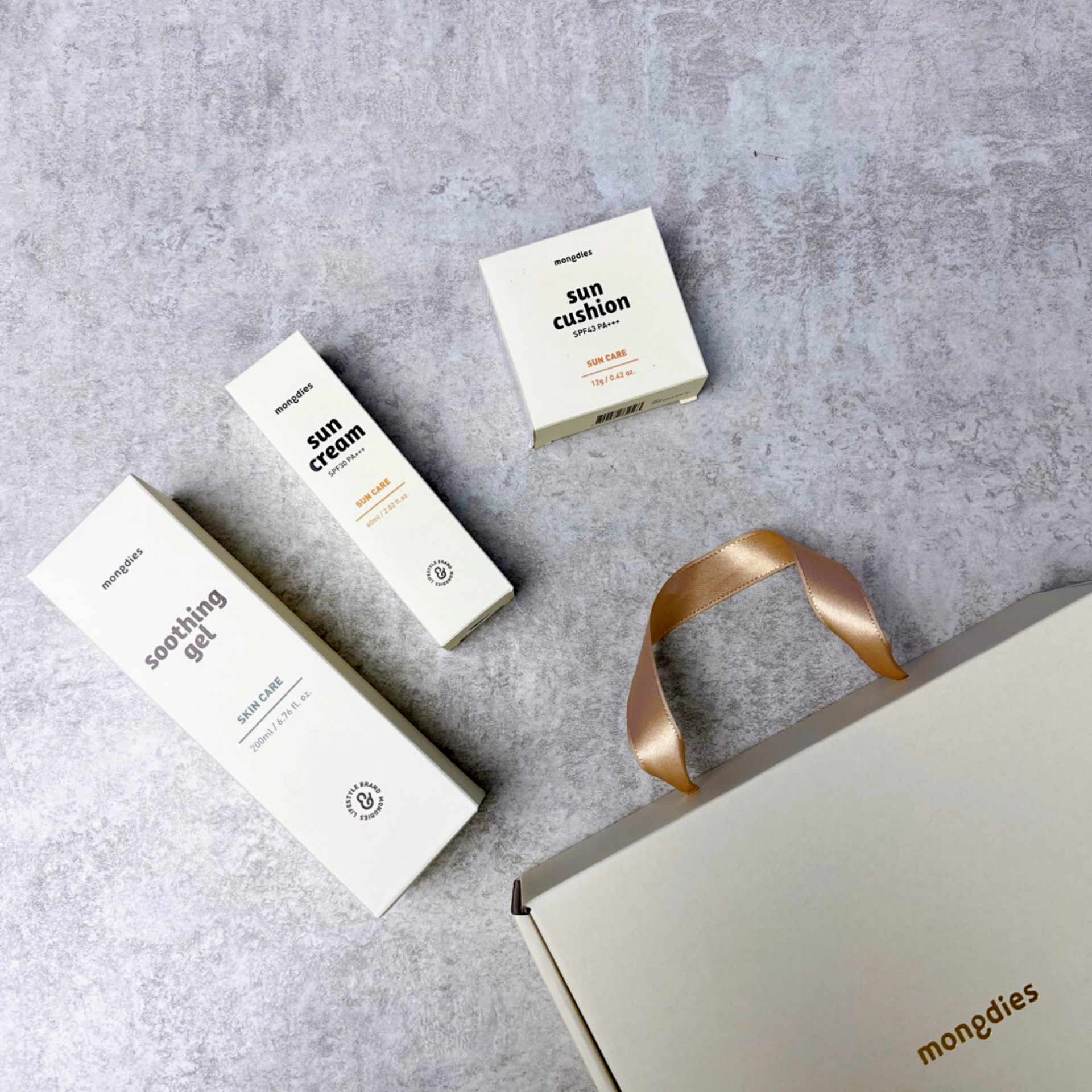 韓國 mongdies - 防曬三星禮盒組
