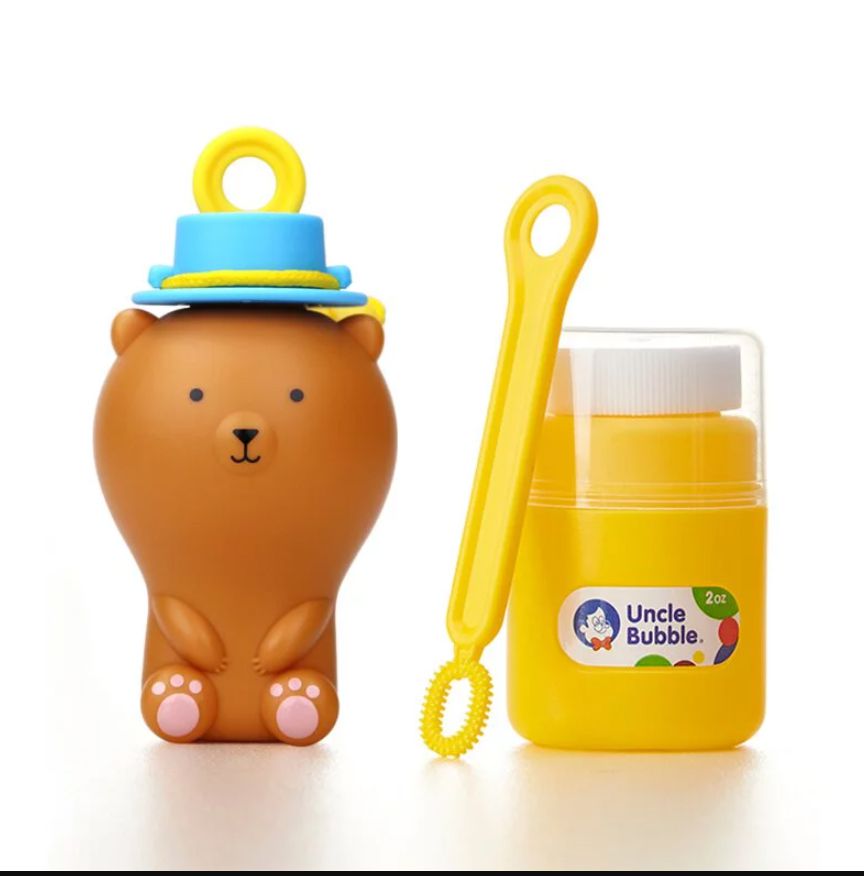 安可堡 Uncle Bubble - 【人氣款】安可堡不灑泡泡瓶-FUN系列-棕熊
