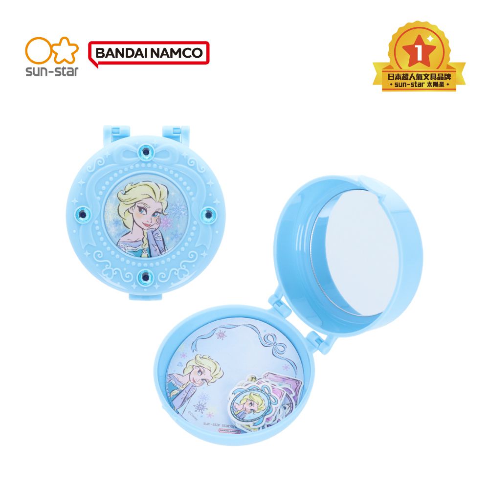 寶石粉餅盒造型便條紙和貼紙組-冰雪奇緣