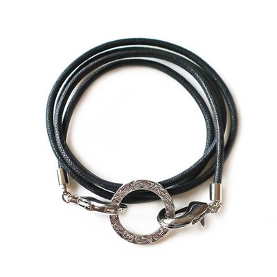 日本 Melody Accessory - 簡約款2way時尚眼鏡鍊/口罩繩-黑
