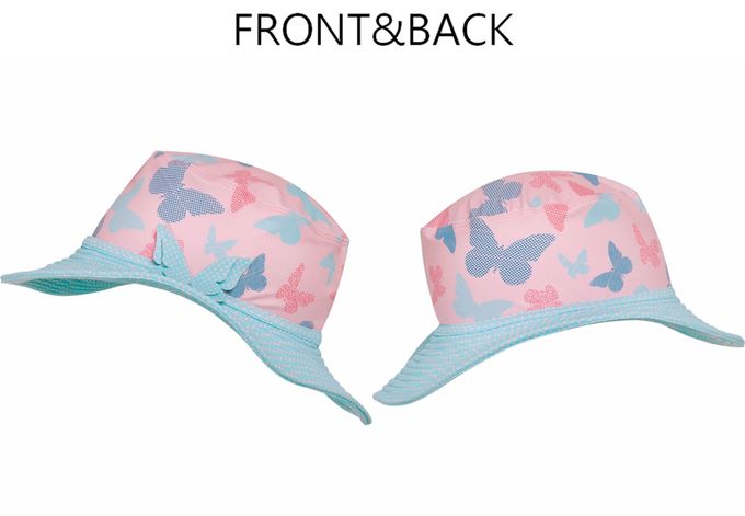 德國Playshoes - 抗UV防曬水陸兩用漁夫帽-蝴蝶