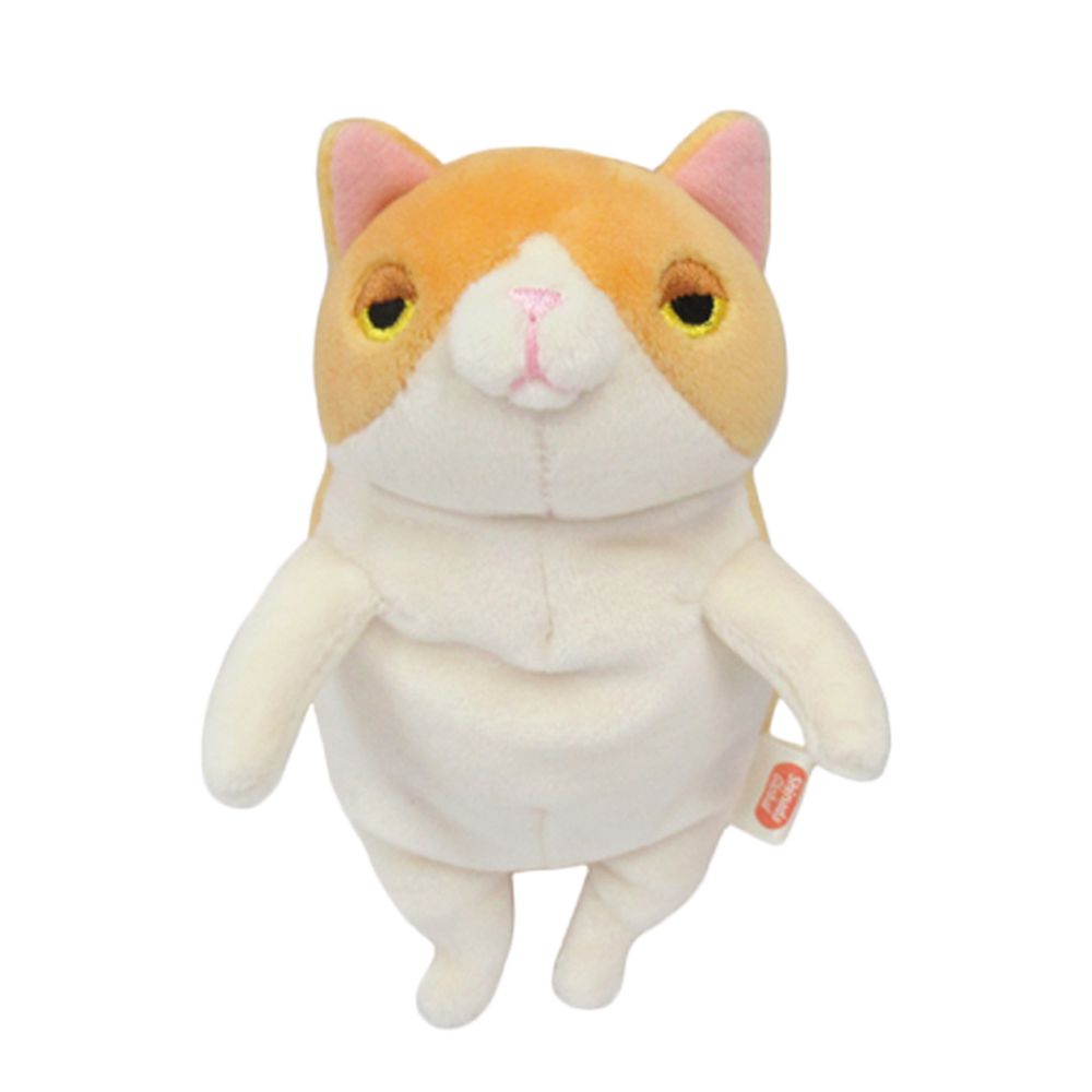 Mochi Series｜末班茫茫大叔-迷你八字貓吊飾（橘色）