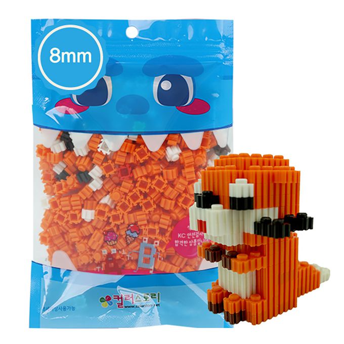 韓國 Color Story - 免燙拼豆包-3D立體小水獺(8mm)