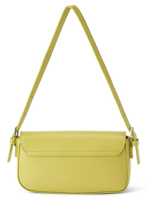 日本 GRL - 方形釦時尚皮質側背包-甜心粉