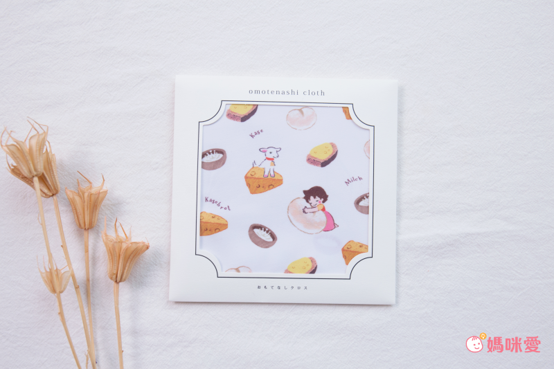 日本 3carat - 質感柔滑3C擦拭布 [韓製]-阿爾卑斯山的少女-水藍x黃 (23x23cm)