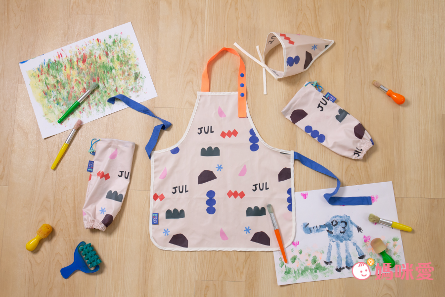 韓國 Julgran - 純棉防水圍兜/背心-薄荷綠 (1-4Y適用)