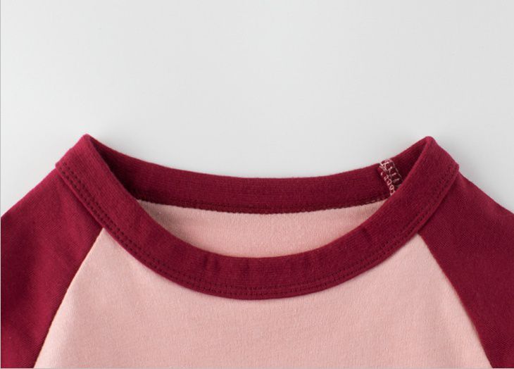 純棉長袖上衣-兔子夥伴-紅色