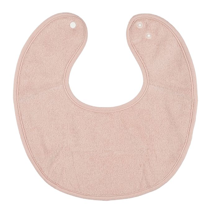 akachan honpo - 大圍兜3件組 毛巾布-粉紅色 (50~80cm)