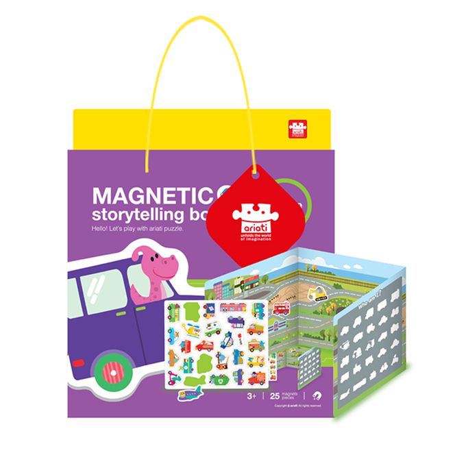 韓國 Ariati - 磁性故事遊戲板-交通大隊