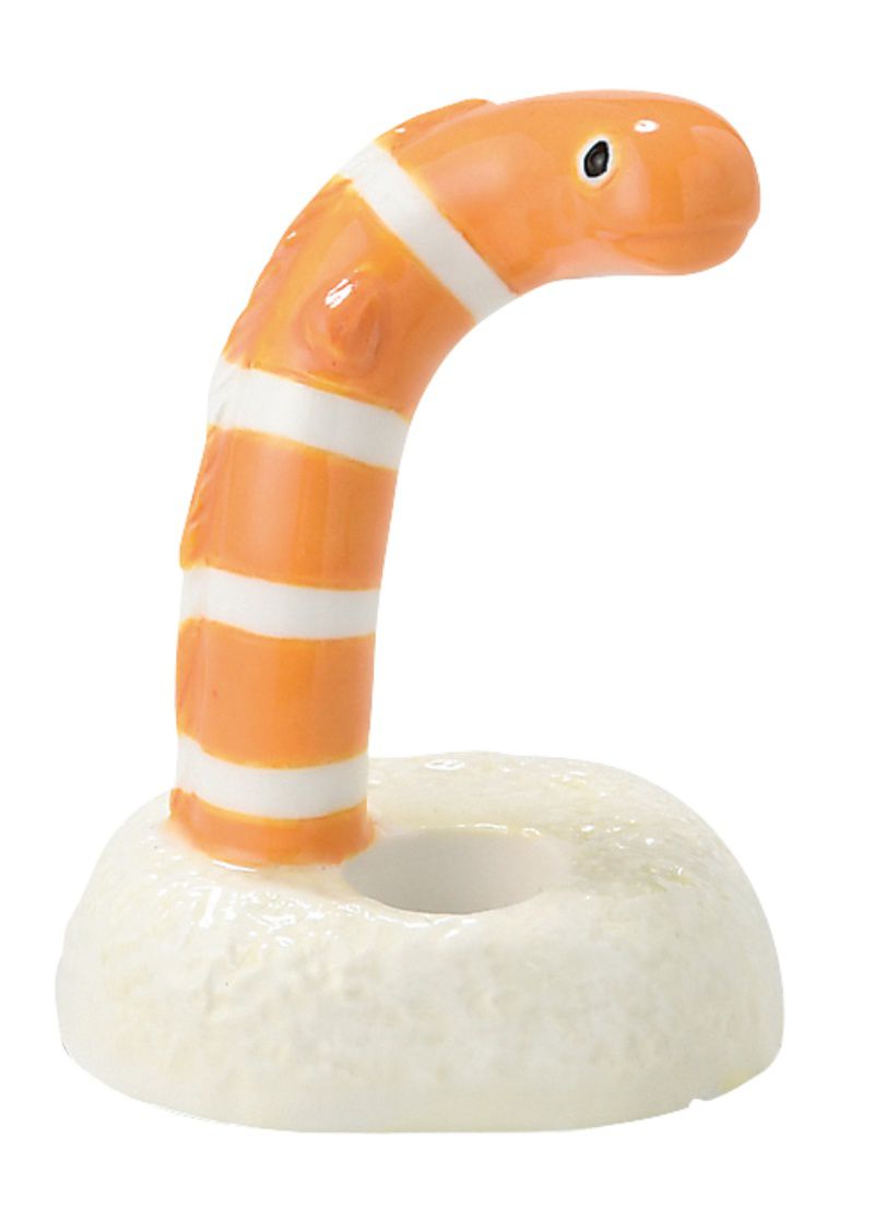 日本 Seto Craft - 海生動物造型牙刷架/筆架-花園鰻魚