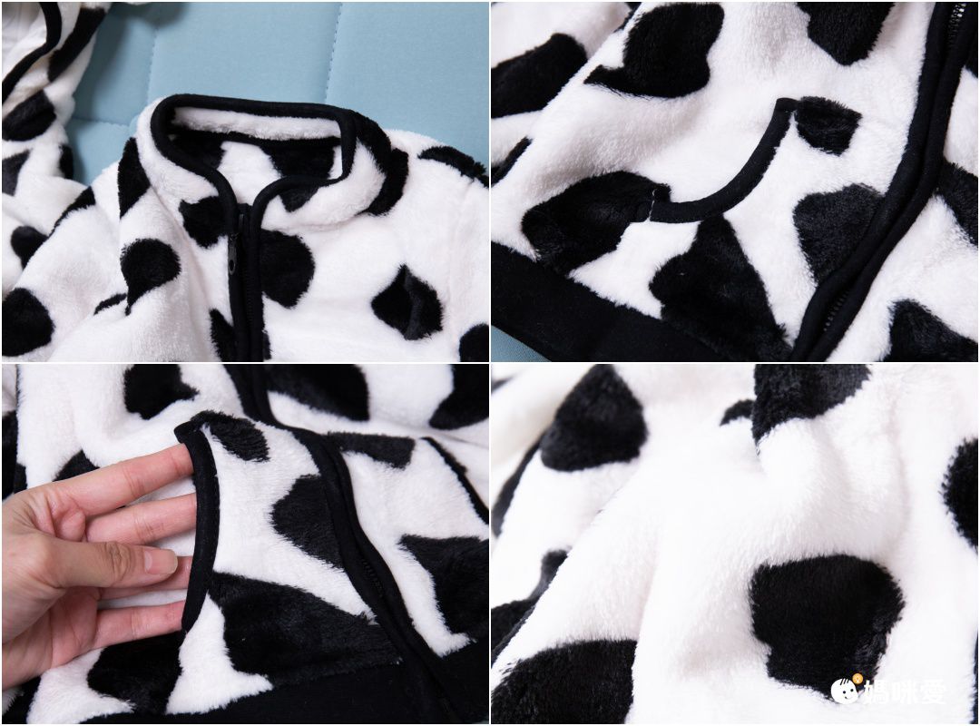 柔軟珊瑚絨立領外套-彩色恐龍