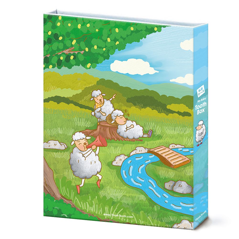 ThinkTooth - 日系童話乳牙盒-7隻小羊們