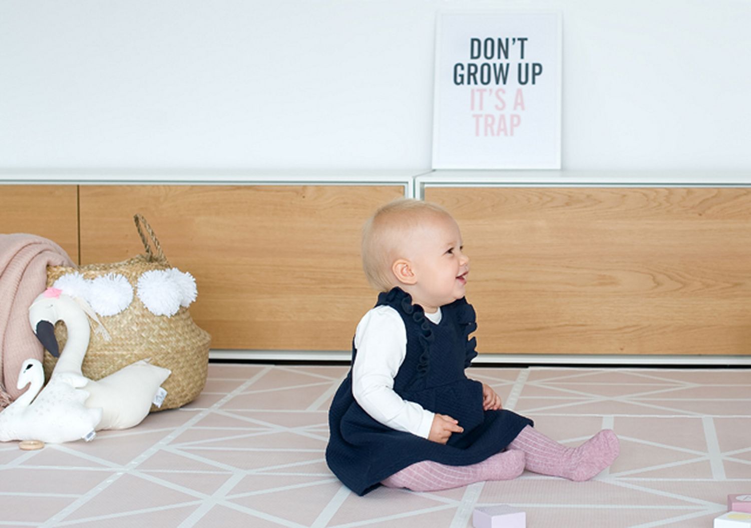 德國 toddlekind - 北歐風系列遊戲地墊-裸膚米-一組6片