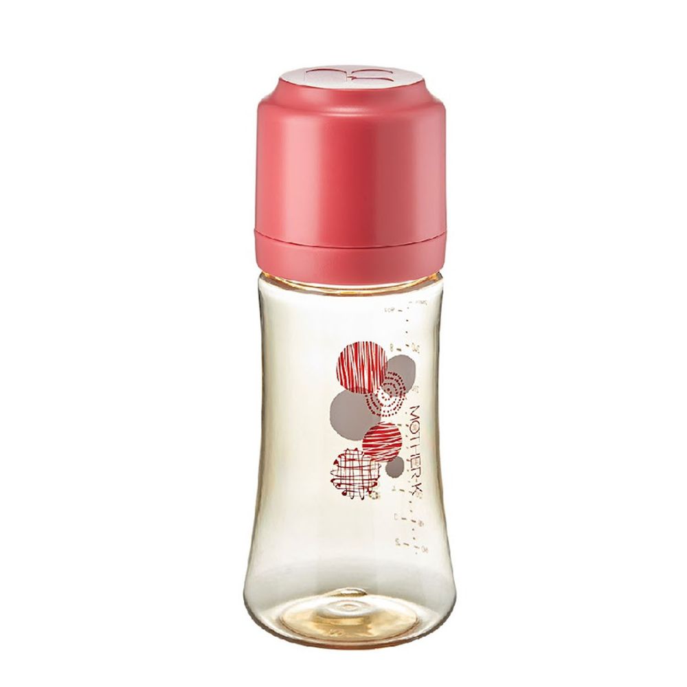 MOTHER-K - 頂級PPSU奶瓶PPSU奶瓶-無附奶嘴-石榴紅-280ML